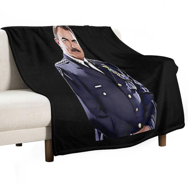 Frank Reagan Art Tv Police Series Show Versatility Throw Blanket
