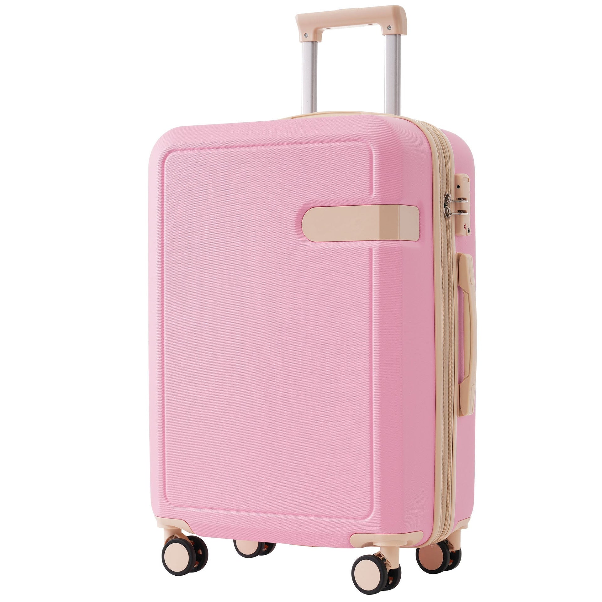4 Piece Luggage Set with Compression Packing Cubes for Suitcase Expanable Spinner Wheels Lightweight Suitcase with TSA Lock 16 IN+20IN+24IN+28IN