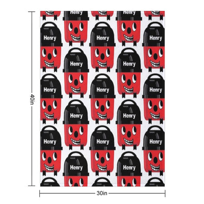 Henry Hoover - Trollface Sustainable Throw Blanket