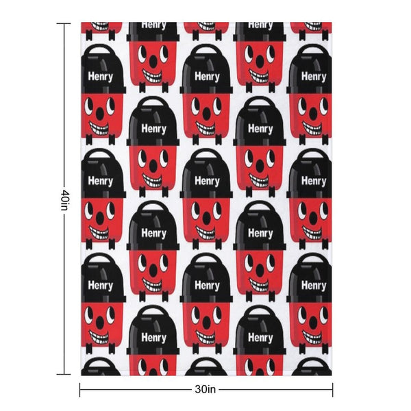 Henry Hoover - Trollface Sustainable Throw Blanket