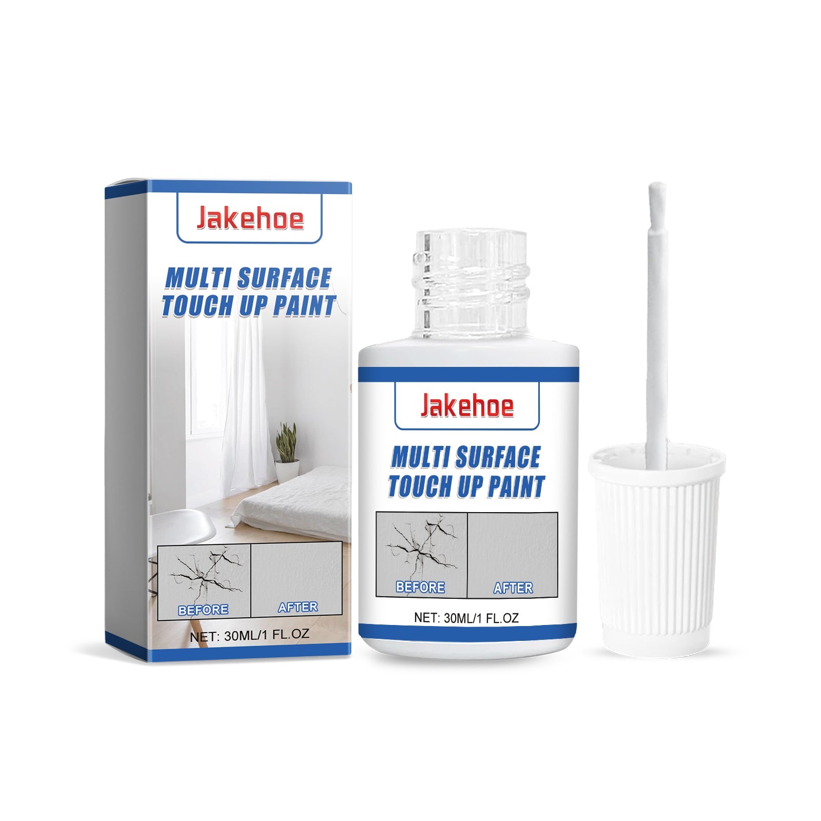 White Retouching Paint For Home Wall Damage Scratches Retreading Cover Multifunctional Waterproof Retouching Paint