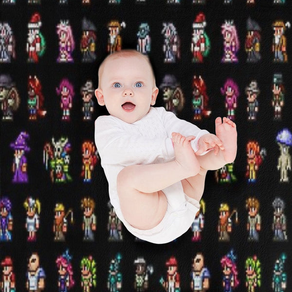 Terraria NPCs Versatility Throw Blanket