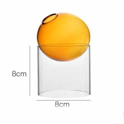 Nordic Colored Bubble Glass Vase