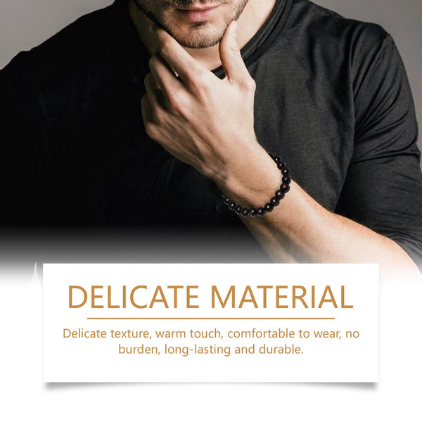 Black Coffee Wood Bead Bracelet Daily Hand Simple Fashion Everything With Niche Design Wood Bead Bracelet