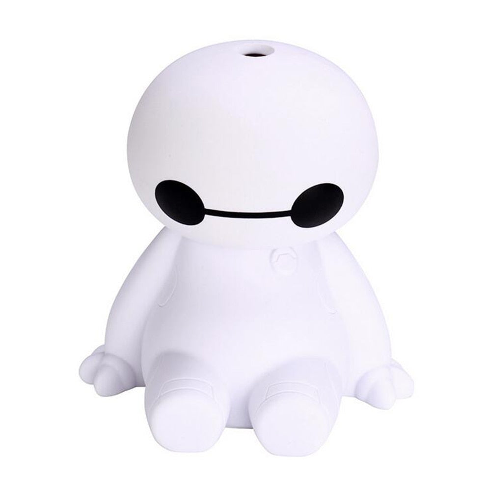 200ML USB Big Hero Baymax Dry Protect Ultrasonic Essential Oil Aroma Diffuser Air Humidifier