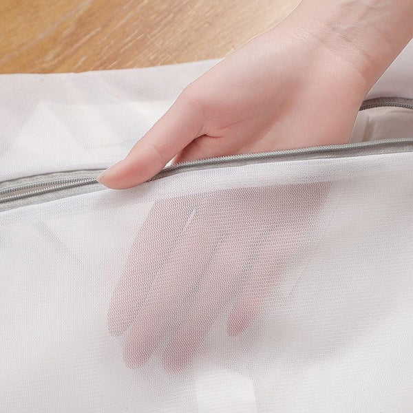 Gray laundry bag, thick and thin mesh bag, laundry for household underwear, and protective bag
