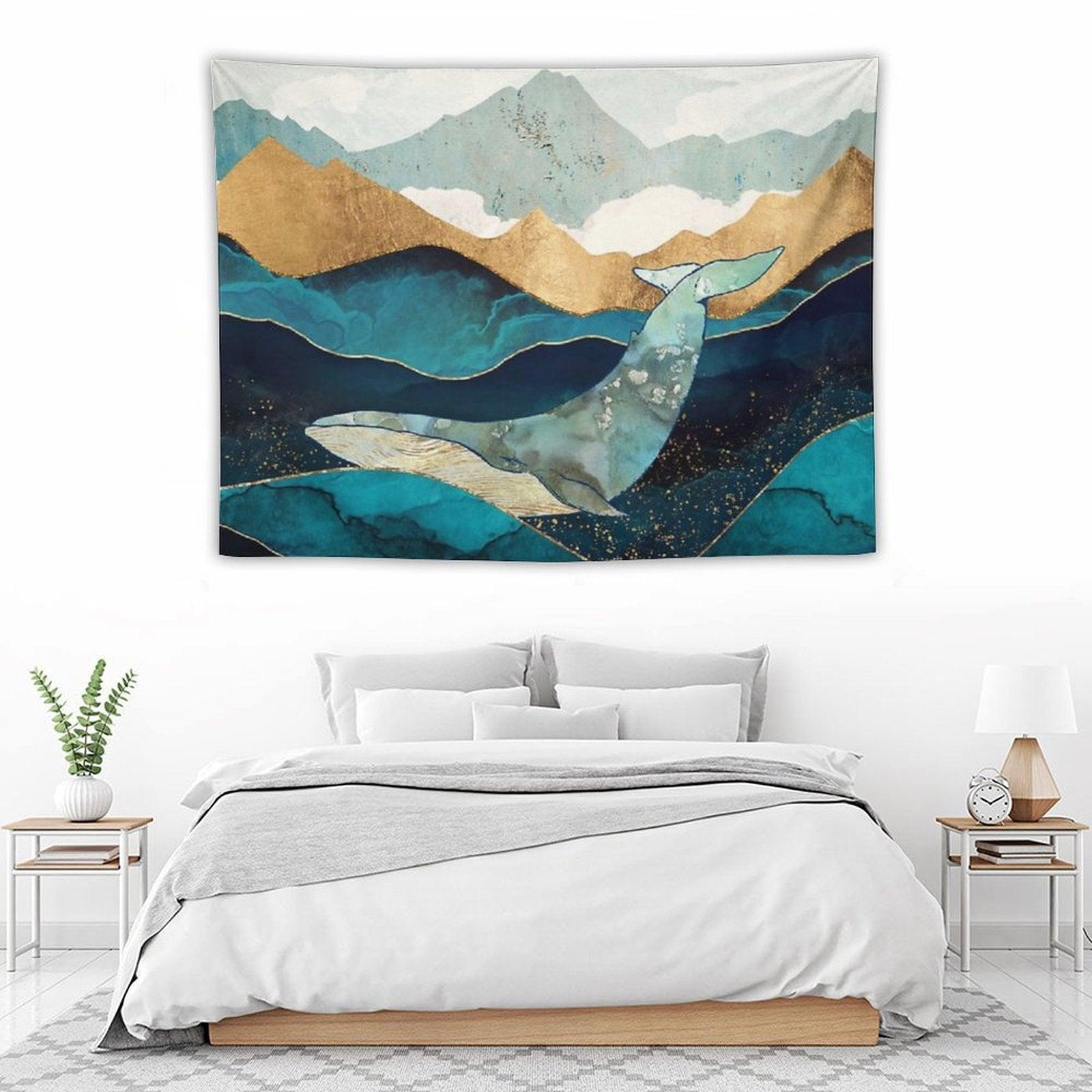 Blue Whale Tapestry
