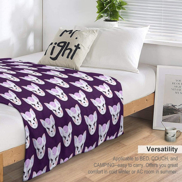 Deer Gal Diana Throw Blanket