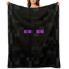 Enderman Pattern Throw Blanket