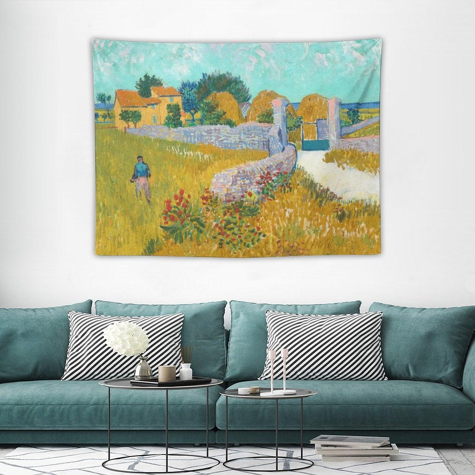 Van Gogh’s Farmhouse in Provence Tapestry