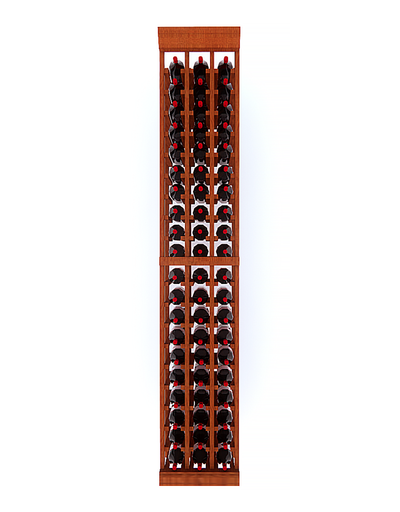 3 Column - 60 Bottle 6.5ft Wine Rack Kit