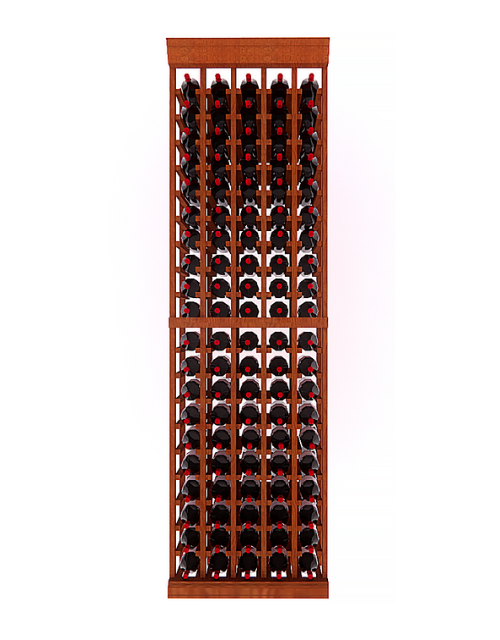 5 Column - 100 Bottle 6.5ft Wine Rack Kit
