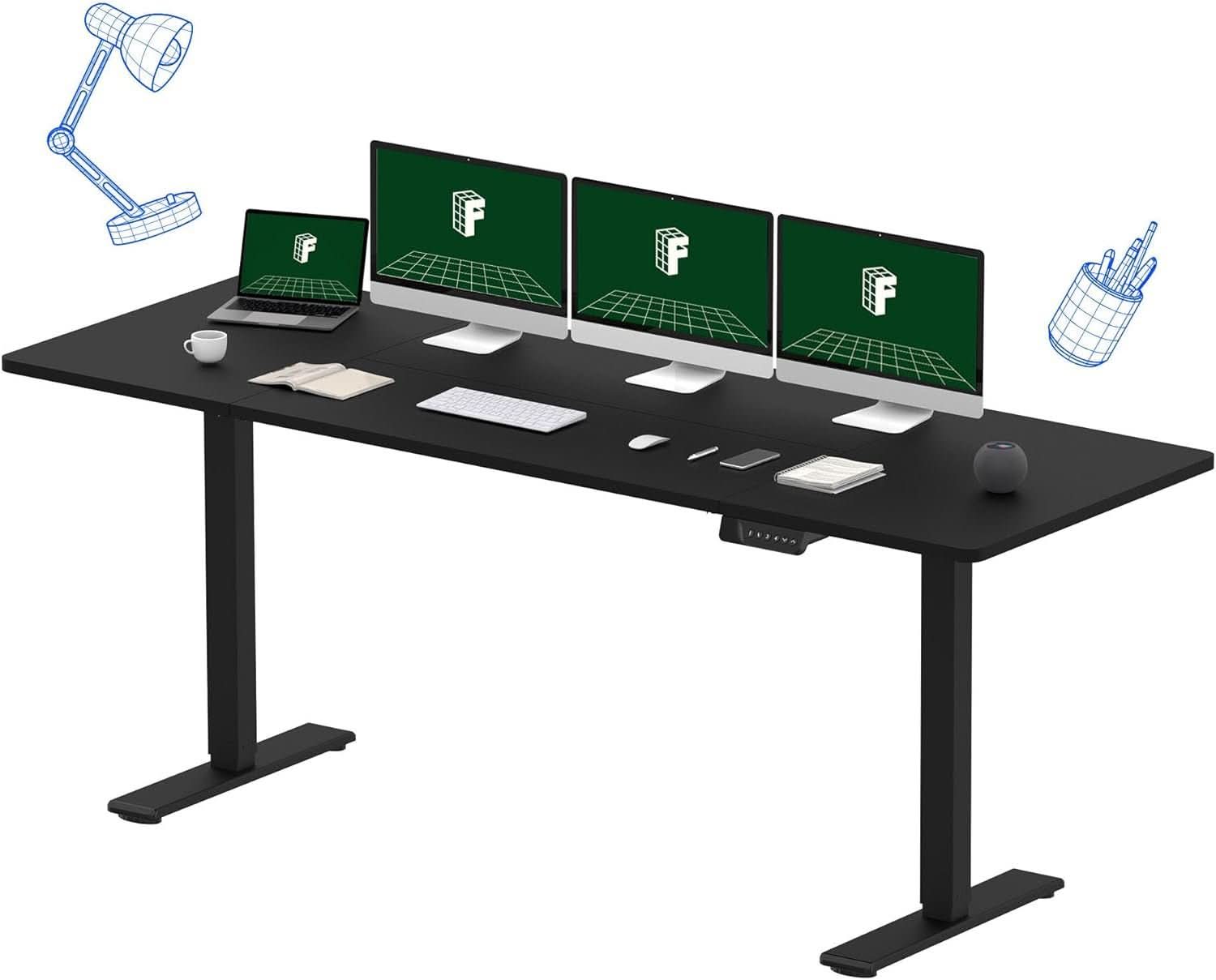 79 Inch Dual Motor Standing Desk With Memory Controller