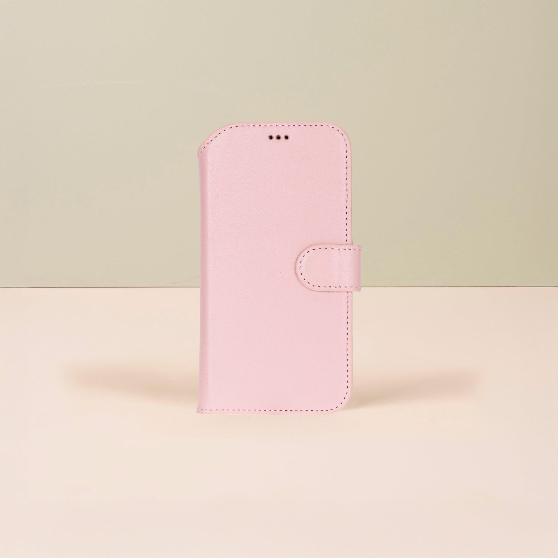 Premium Leather iPhone Air Wallet Case – Pink - Austin