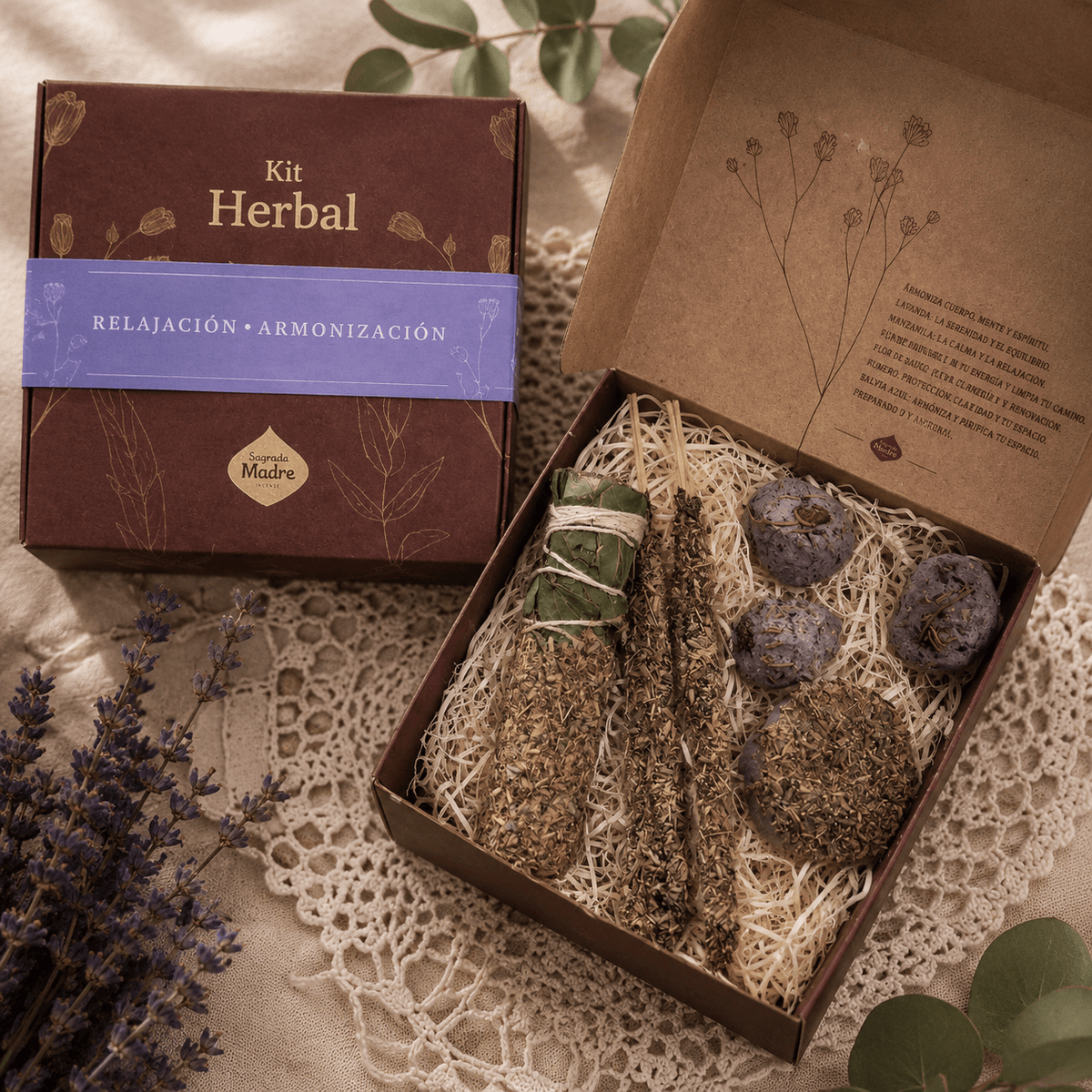 Lavender Herbal Gift Box | Relaxation