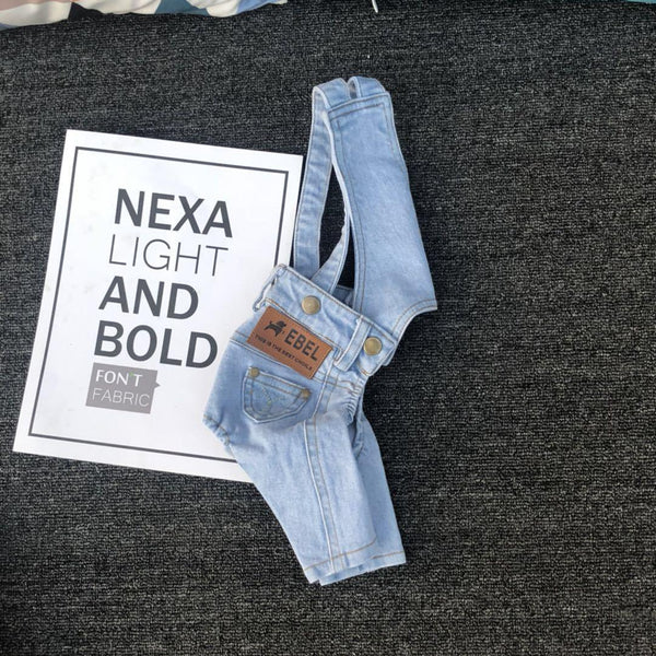 Denim Jumpsuit for Small Pets