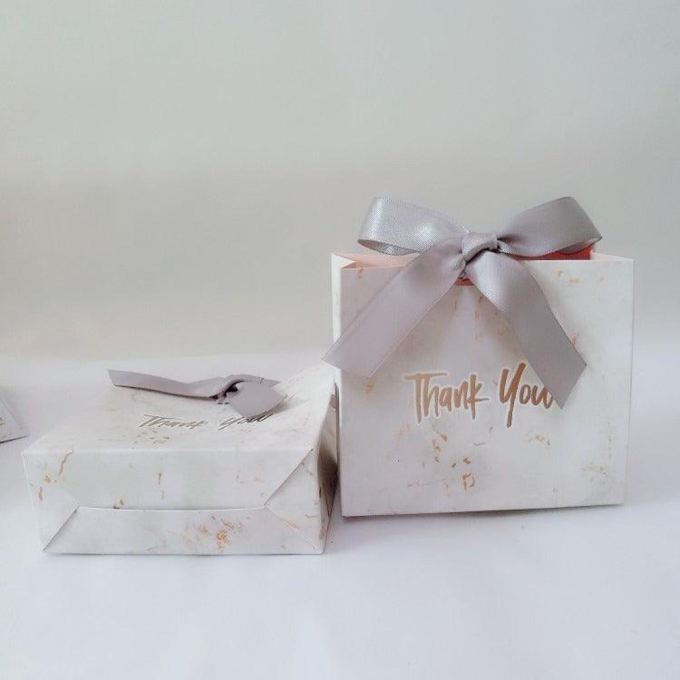1PCS Marbled creative European style wedding sugar box wedding sugar bag wedding sugar box gift box bag paper bag