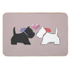 Westie Dog And Scotty Dog Art Bath Mat