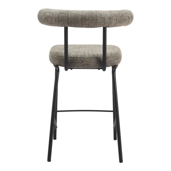 Kede Counter Stool Green Tweed