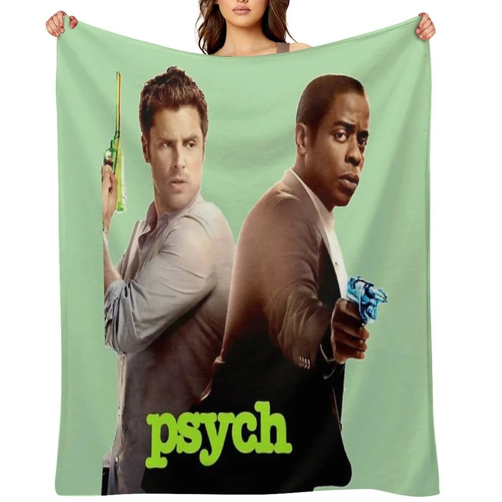 Psych Design Throw Blanket