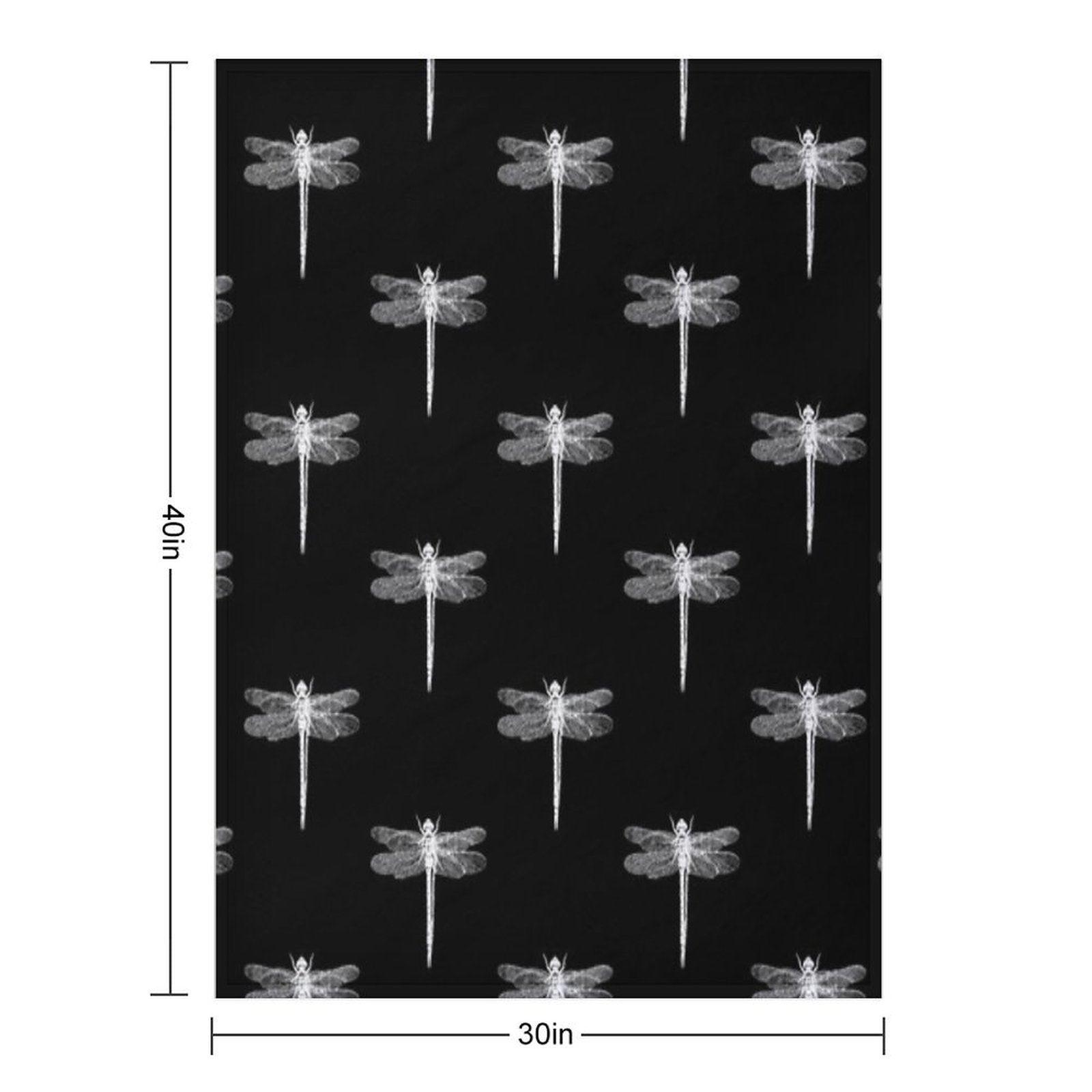 Dragonfly Throw Blanket