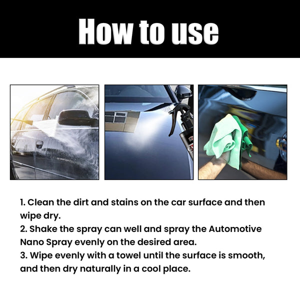 Car Nano Paint Coating Agent, Maintenance Paint Decontamination Brightening Automotive Coating Coating Spray For All Vehicles