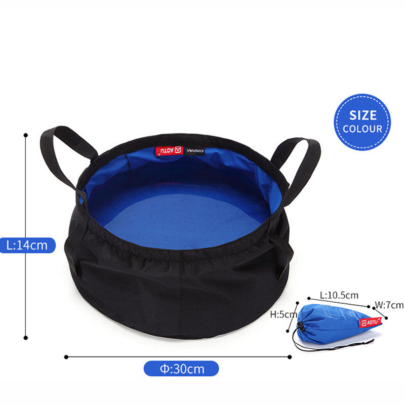Fishing Basin Portable Travel Laundry Washbasin Foot Bag Bucket Outdoor Travel Basin