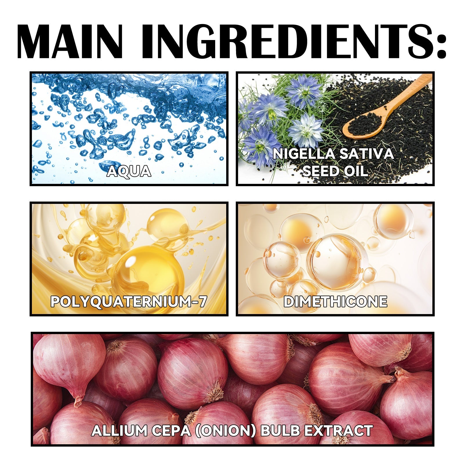 Red Onion Black Seed Oil Hair Conditioner, Nourish The Dry Short-Tempered Smooth And Glossy Hair End Fragrance Conditioner