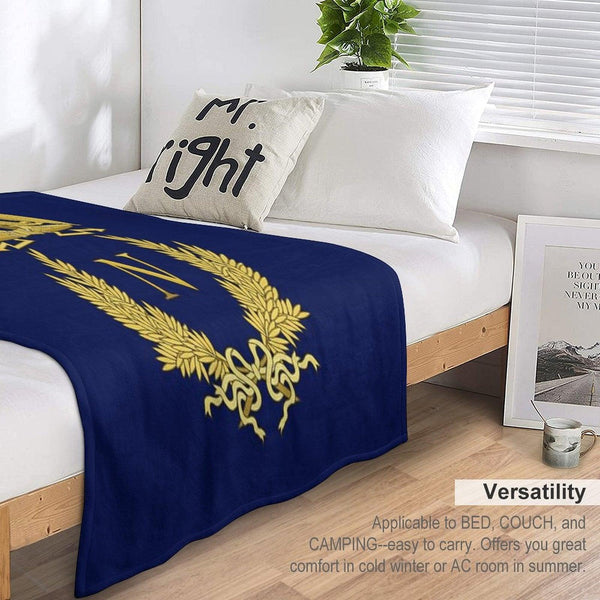 Emblème De Napoléon Bonaparte Throw Blanket