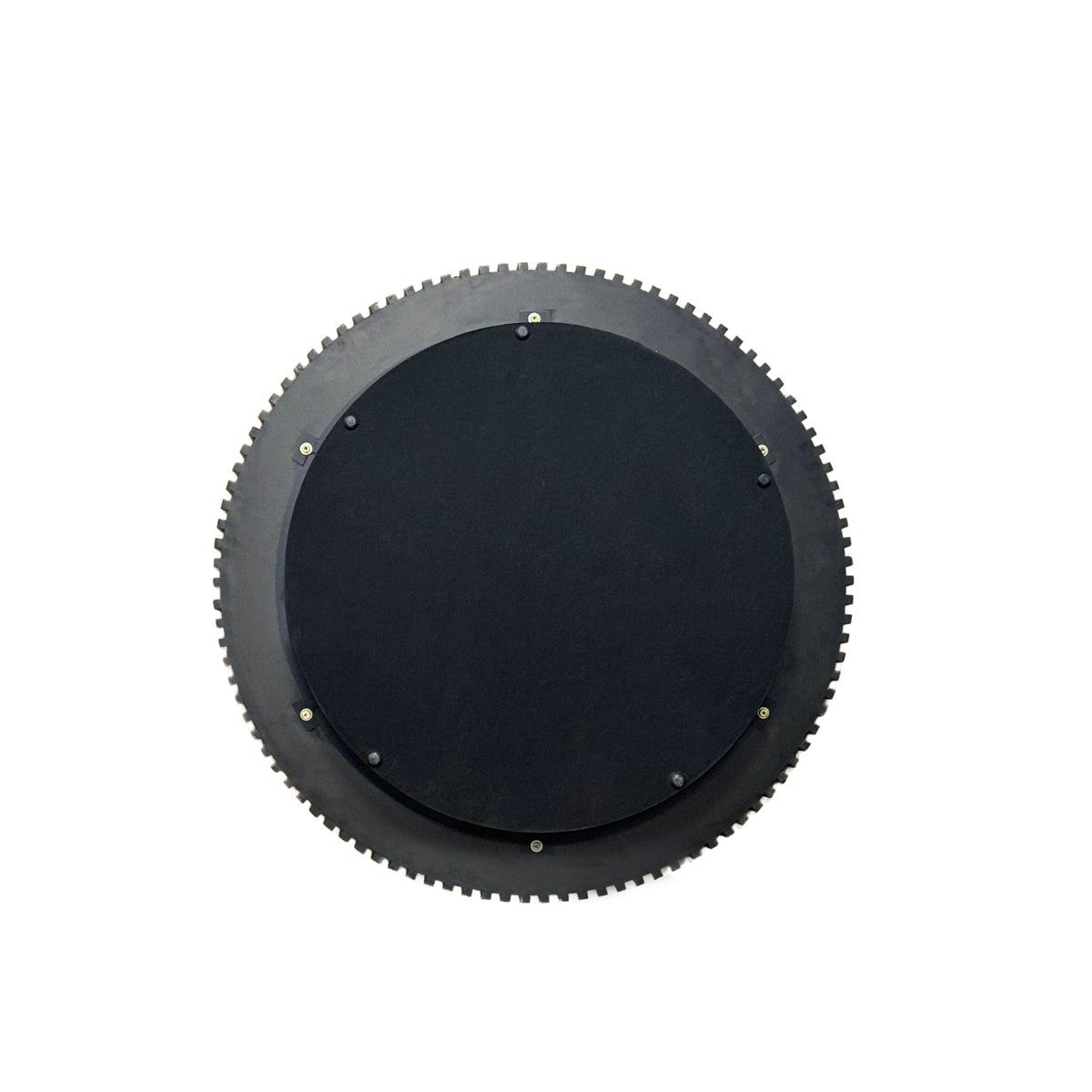 Modern Black Round Mushroom Coffee Table with Hidden Storage