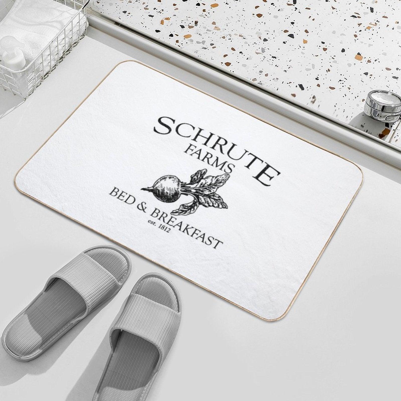 Schrute Farms Funny Office Bath Mat