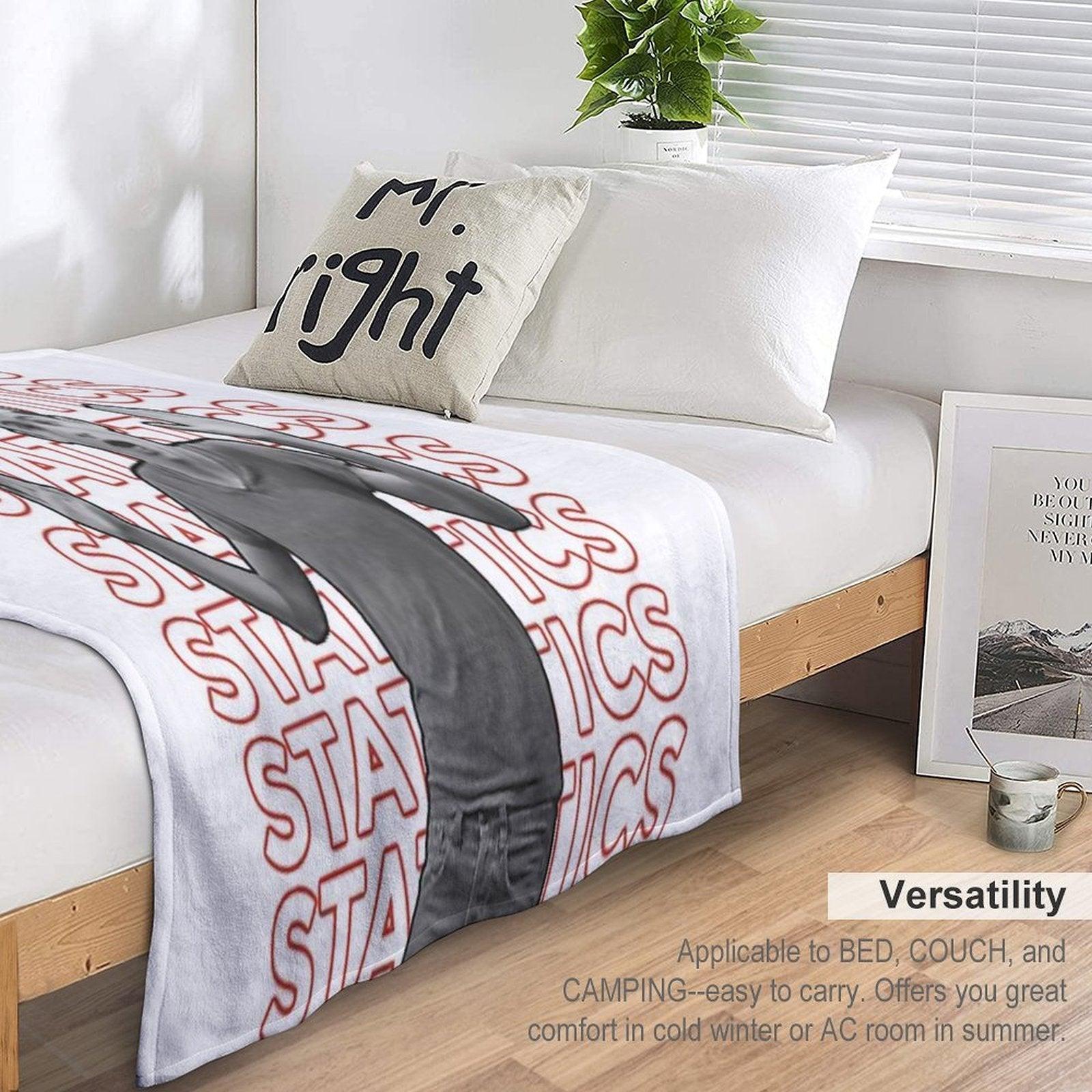 Timothée Chalamet Statistics Throw Blanket