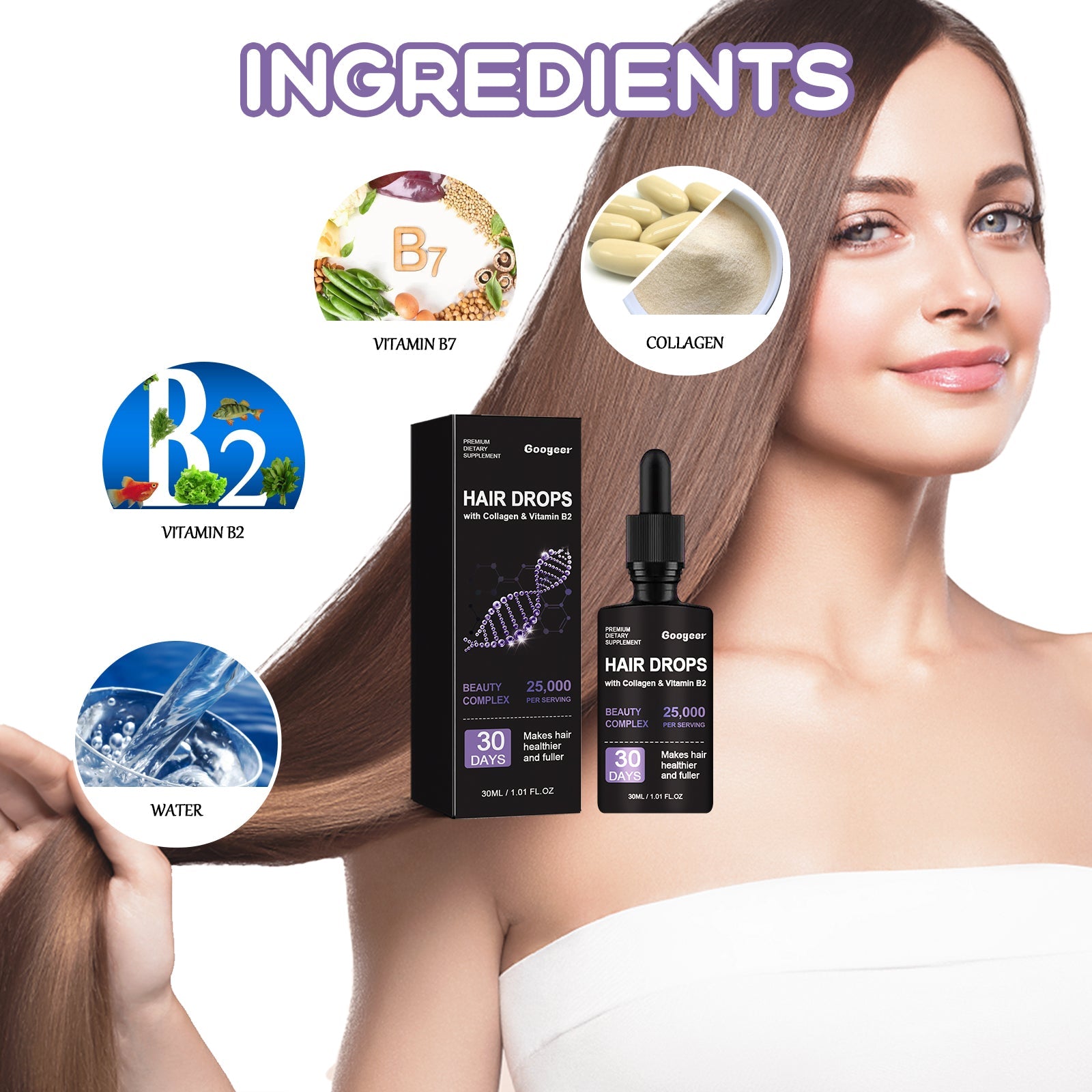 Hair Follicle Dense Hair Drops Repair Hair Follicle Nourishing Hair Roots Dense Solid Hair Care