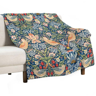 The Strawberry Thieves Pattern Wrinkle-free Throw Blanket