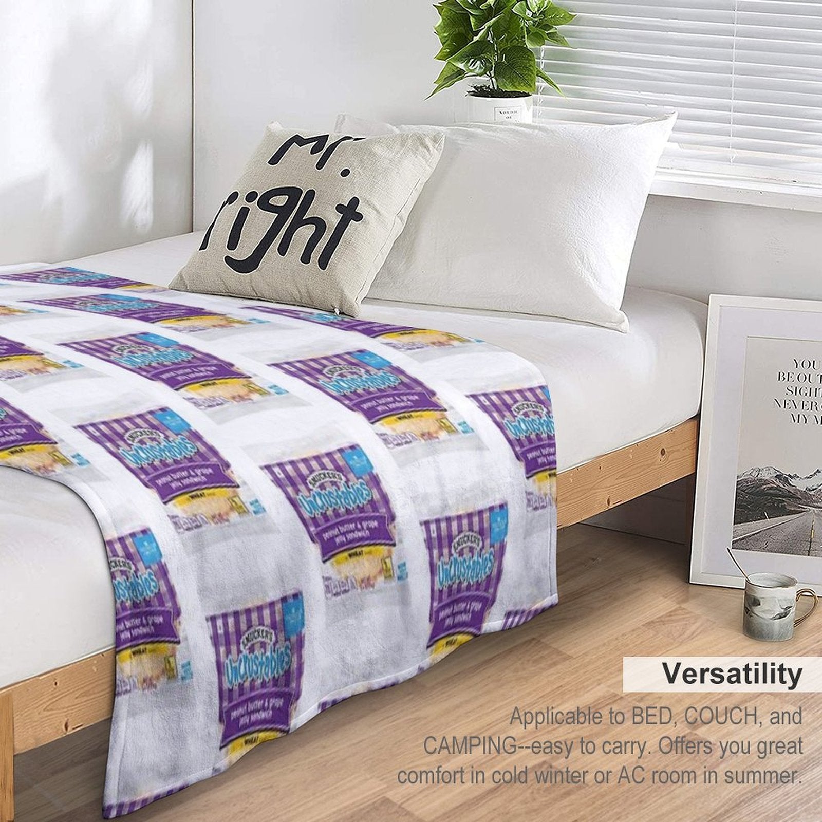 Uncrustables All-season Throw Blanket