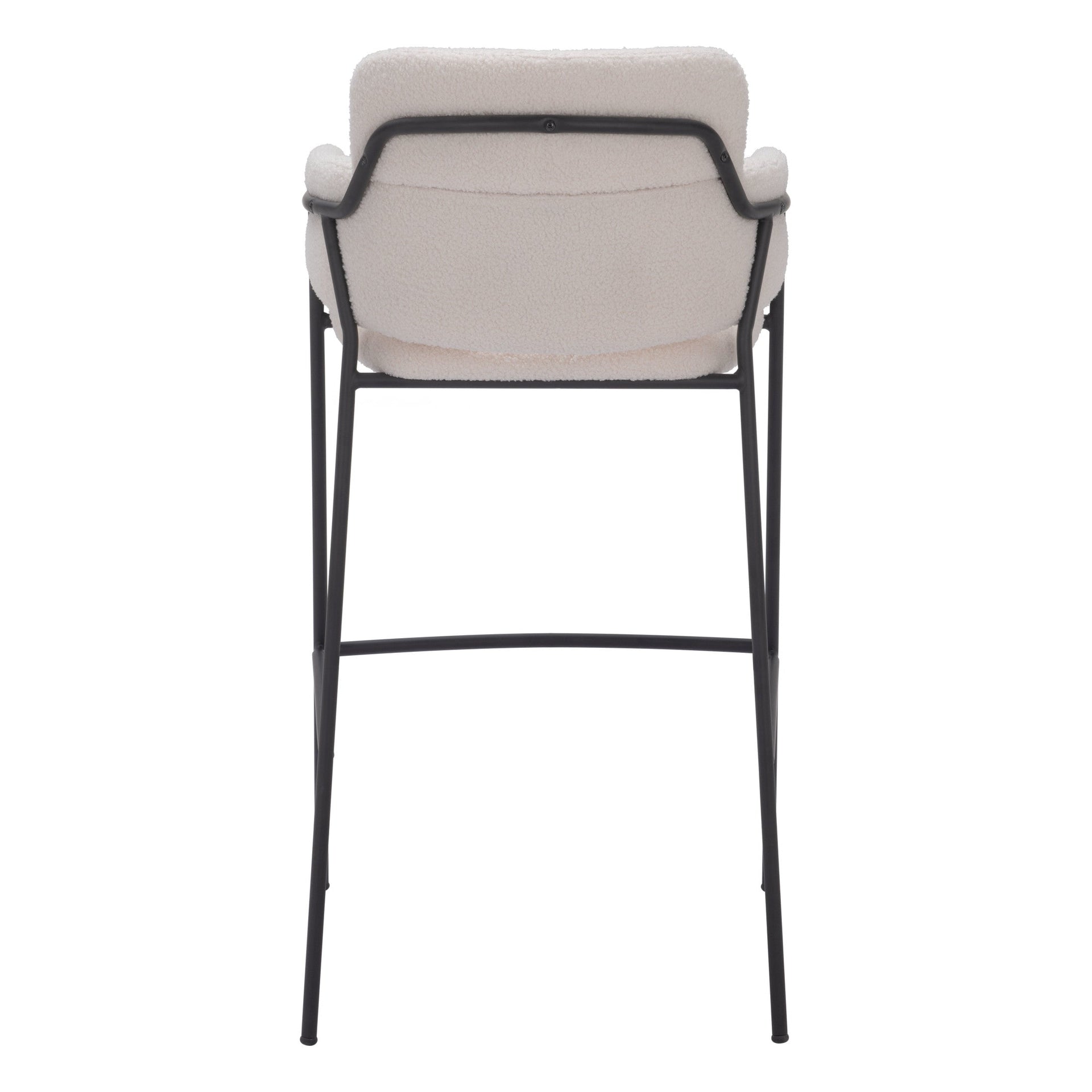Marcel Barstool (Set of 2) Cream
