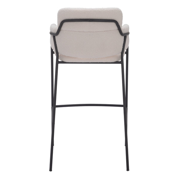 Marcel Barstool (Set of 2) Cream