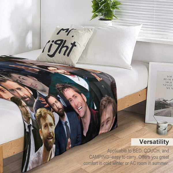 David Tennant Collage Throw Blanket