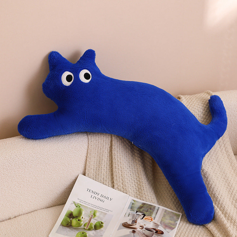 Dopamine Long Bar Cat Pillow Cat Plush Toy Living Room Cushion