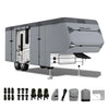 Umbrauto 5th Wheel RV Cover Upgraded 7 Layers Top Anti-UV Waterproof Breathable Camper Covers