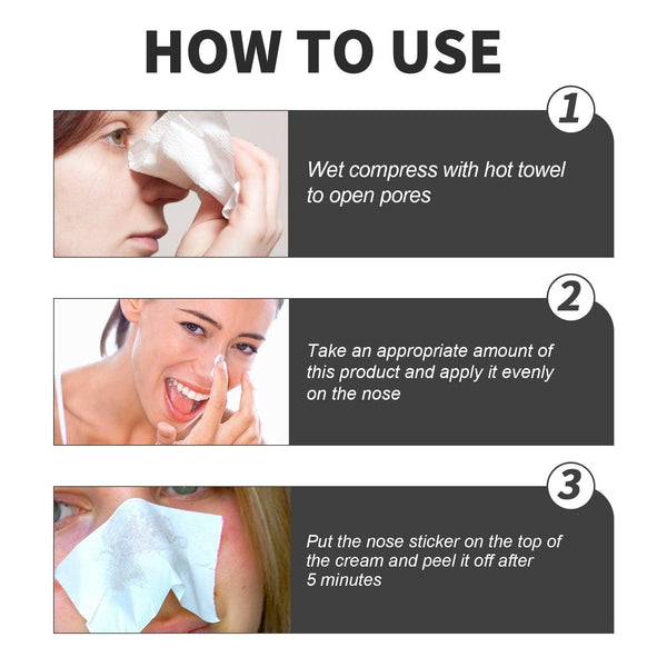 Blackhead Cleansing Cream Skin Oil Blackheads Acne Exfoliating Cleansing Repair Pore Tearing Nose Patch
