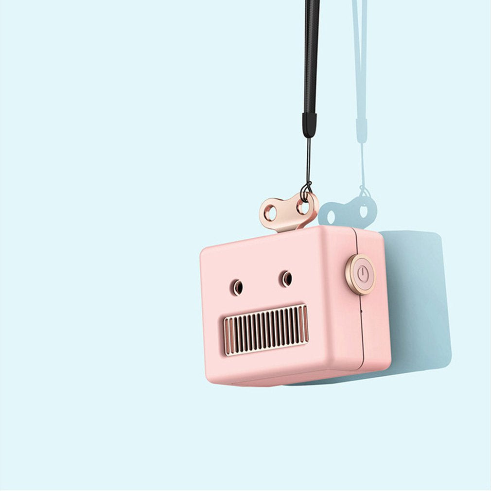 Portable Retro Robot Shape Bluetooth Speaker Cartoon Mini Outdoor Wireless Speaker HIFI Bass Column Loudspeaker With Microphone