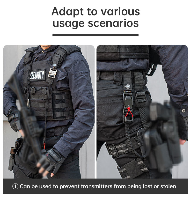 Func. tool rope, equip. tools, phone anti-loss hooks, bag & pant dec. ropes