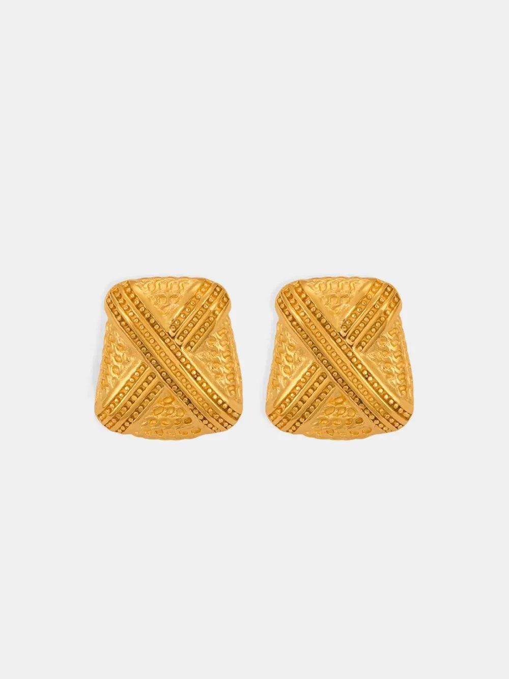 Titanium Steel Geometric Shape Earrings