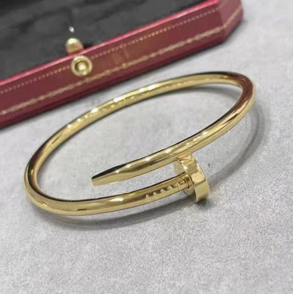 Precision Thick Plating Head and Tail Diamond Fashion Three-Circle Full Diamond Couple Bracelet