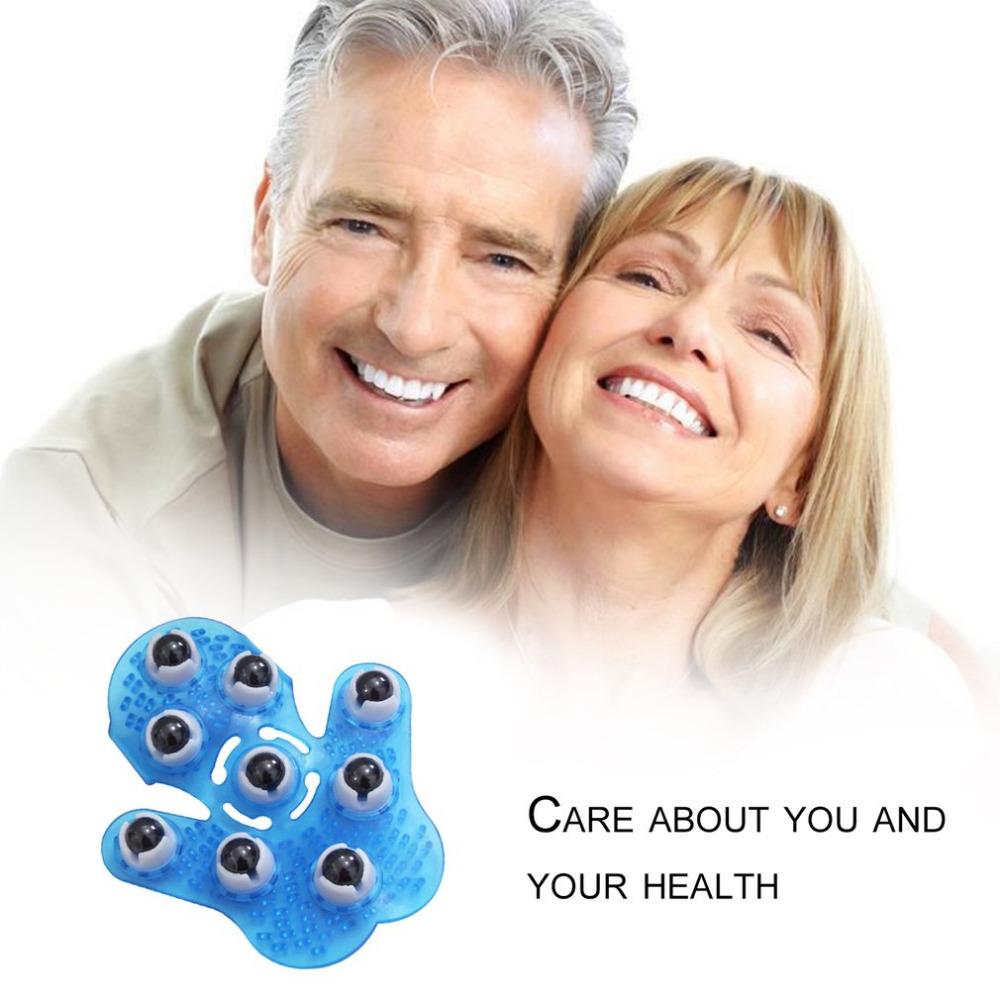 Roller Ball Body Massage Glove Anti-Cellulite Muscle Pain Relief Relax Massager