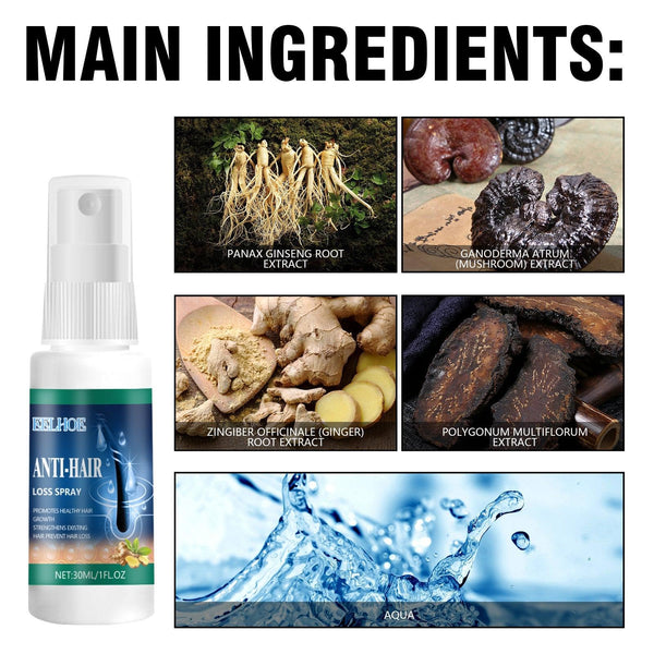 Ant-Hair Loss Spray, Nourish Hair Repair Dry Strong Hair And Protect Hair Thick Hair