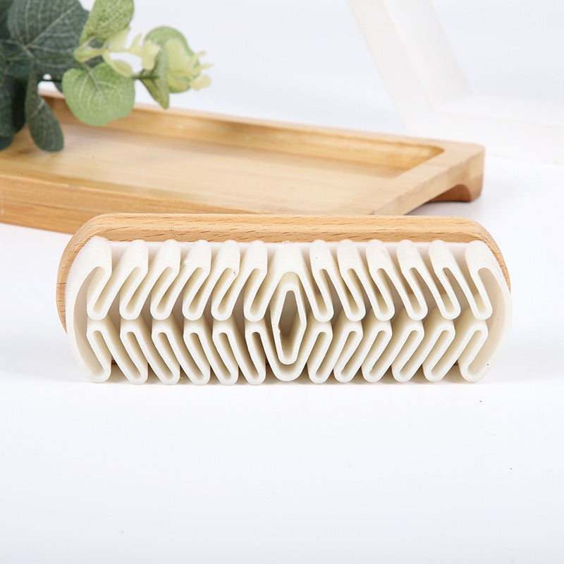 Suede Shoes Wooden Handle Raw Rubber Brush Cleaning Brush Suede Shoe Brush Cleaning Stain Removal TPR Brush