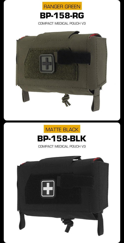 Compact Trauma Bag V3 GEN3 Style Agilit MD2 IFAK Tactical Medical First Aid Bag for Hunting Vest Plate Carrier Belt
