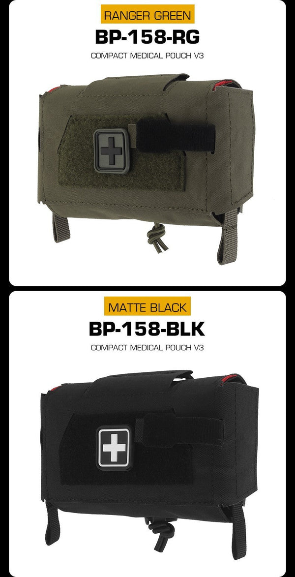 Compact Trauma Bag V3 GEN3 Style Agilit MD2 IFAK Tactical Medical First Aid Bag for Hunting Vest Plate Carrier Belt